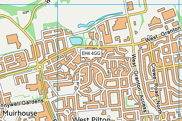 EH4 4GG map - OS VectorMap District (Ordnance Survey) EH4 4GG map - OS VectorMap District (Ordnance Survey)