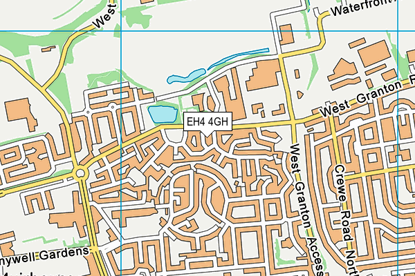 EH4 4GH map - OS VectorMap District (Ordnance Survey) EH4 4GH map - OS VectorMap District (Ordnance Survey)
