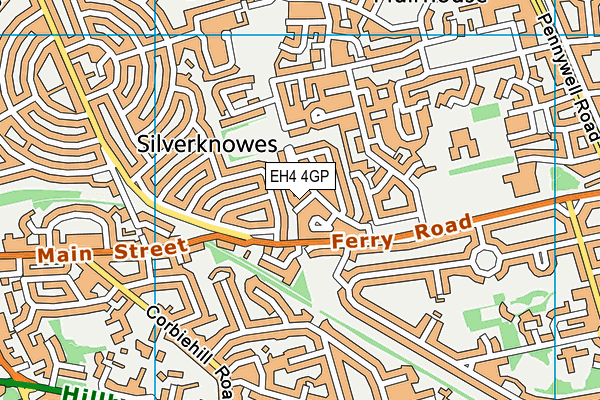 EH4 4GP map - OS VectorMap District (Ordnance Survey) EH4 4GP map - OS VectorMap District (Ordnance Survey)