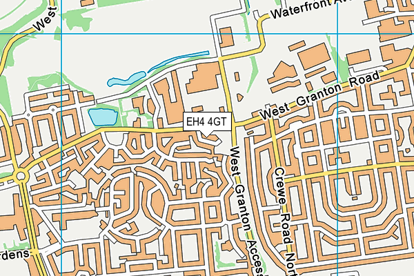 EH4 4GT map - OS VectorMap District (Ordnance Survey) EH4 4GT map - OS VectorMap District (Ordnance Survey)