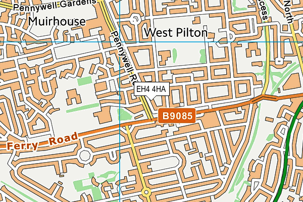 EH4 4HA map - OS VectorMap District (Ordnance Survey) EH4 4HA map - OS VectorMap District (Ordnance Survey)