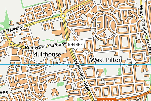 EH4 4HF map - OS VectorMap District (Ordnance Survey) EH4 4HF map - OS VectorMap District (Ordnance Survey)