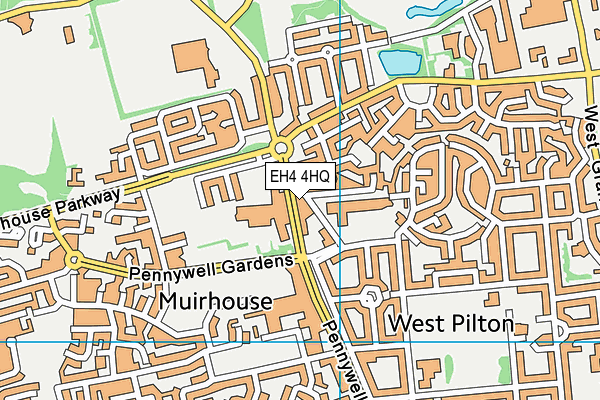 EH4 4HQ map - OS VectorMap District (Ordnance Survey) EH4 4HQ map - OS VectorMap District (Ordnance Survey)
