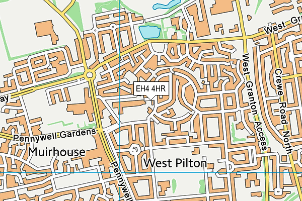 EH4 4HR map - OS VectorMap District (Ordnance Survey) EH4 4HR map - OS VectorMap District (Ordnance Survey)