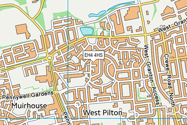 EH4 4HS map - OS VectorMap District (Ordnance Survey) EH4 4HS map - OS VectorMap District (Ordnance Survey)