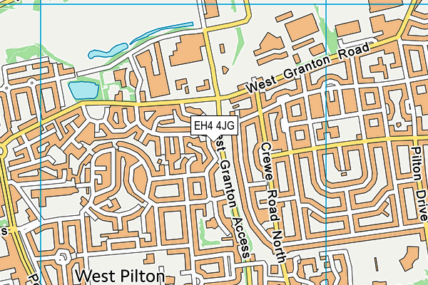 EH4 4JG map - OS VectorMap District (Ordnance Survey) EH4 4JG map - OS VectorMap District (Ordnance Survey)