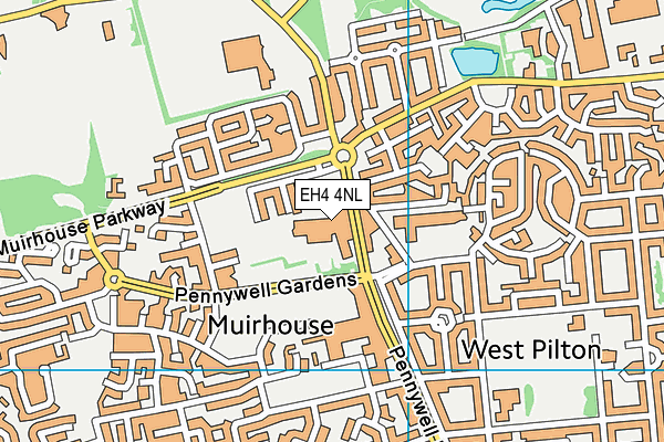 EH4 4NL map - OS VectorMap District (Ordnance Survey) EH4 4NL map - OS VectorMap District (Ordnance Survey)