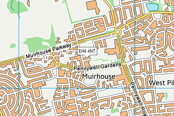 EH4 4NT map - OS VectorMap District (Ordnance Survey) EH4 4NT map - OS VectorMap District (Ordnance Survey)