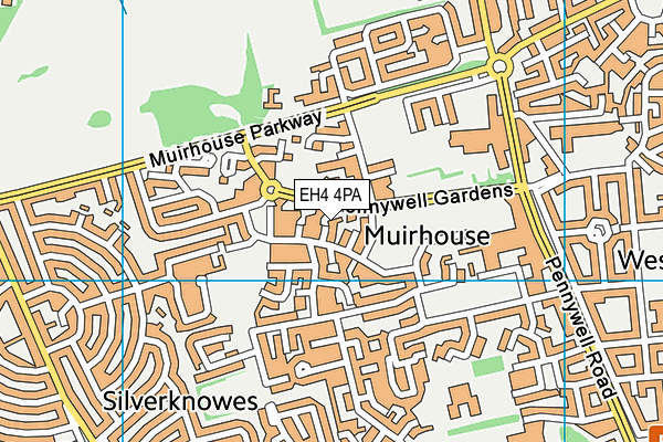 EH4 4PA map - OS VectorMap District (Ordnance Survey) EH4 4PA map - OS VectorMap District (Ordnance Survey)