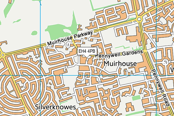EH4 4PB map - OS VectorMap District (Ordnance Survey) EH4 4PB map - OS VectorMap District (Ordnance Survey)