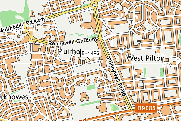EH4 4PG map - OS VectorMap District (Ordnance Survey) EH4 4PG map - OS VectorMap District (Ordnance Survey)