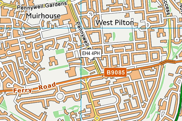 EH4 4PH map - OS VectorMap District (Ordnance Survey) EH4 4PH map - OS VectorMap District (Ordnance Survey)