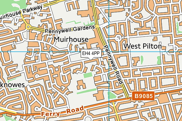 EH4 4PP map - OS VectorMap District (Ordnance Survey) EH4 4PP map - OS VectorMap District (Ordnance Survey)