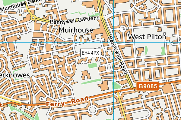 EH4 4PX map - OS VectorMap District (Ordnance Survey) EH4 4PX map - OS VectorMap District (Ordnance Survey)