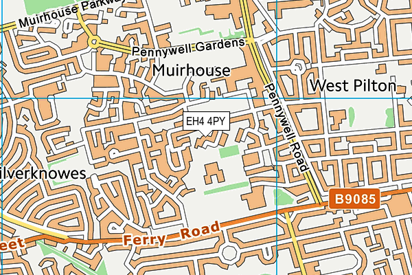 EH4 4PY map - OS VectorMap District (Ordnance Survey) EH4 4PY map - OS VectorMap District (Ordnance Survey)