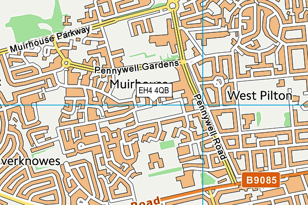 EH4 4QB map - OS VectorMap District (Ordnance Survey) EH4 4QB map - OS VectorMap District (Ordnance Survey)