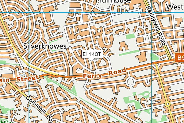 EH4 4QT map - OS VectorMap District (Ordnance Survey) EH4 4QT map - OS VectorMap District (Ordnance Survey)
