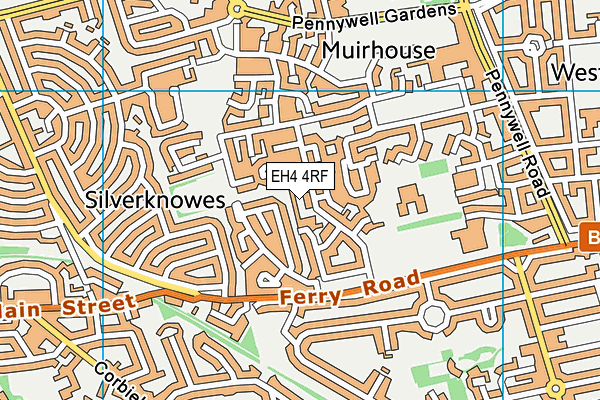 EH4 4RF map - OS VectorMap District (Ordnance Survey) EH4 4RF map - OS VectorMap District (Ordnance Survey)