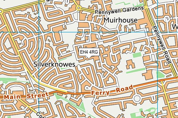 EH4 4RG map - OS VectorMap District (Ordnance Survey) EH4 4RG map - OS VectorMap District (Ordnance Survey)