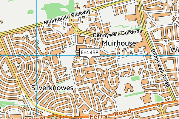 EH4 4RP map - OS VectorMap District (Ordnance Survey) EH4 4RP map - OS VectorMap District (Ordnance Survey)
