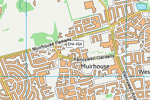 EH4 4SA map - OS VectorMap District (Ordnance Survey) EH4 4SA map - OS VectorMap District (Ordnance Survey)