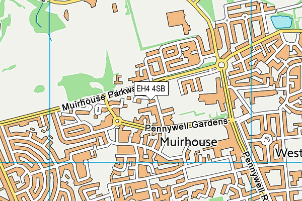EH4 4SB map - OS VectorMap District (Ordnance Survey) EH4 4SB map - OS VectorMap District (Ordnance Survey)