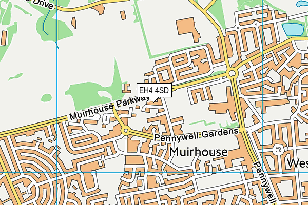 EH4 4SD map - OS VectorMap District (Ordnance Survey) EH4 4SD map - OS VectorMap District (Ordnance Survey)