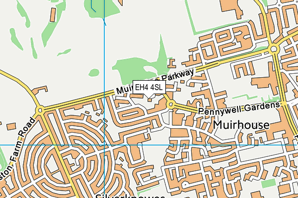 EH4 4SL map - OS VectorMap District (Ordnance Survey) EH4 4SL map - OS VectorMap District (Ordnance Survey)