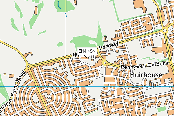 EH4 4SN map - OS VectorMap District (Ordnance Survey) EH4 4SN map - OS VectorMap District (Ordnance Survey)