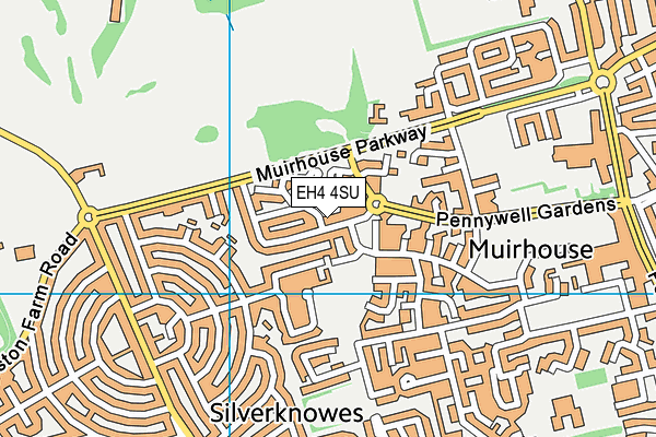 EH4 4SU map - OS VectorMap District (Ordnance Survey) EH4 4SU map - OS VectorMap District (Ordnance Survey)