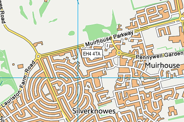 EH4 4TA map - OS VectorMap District (Ordnance Survey) EH4 4TA map - OS VectorMap District (Ordnance Survey)