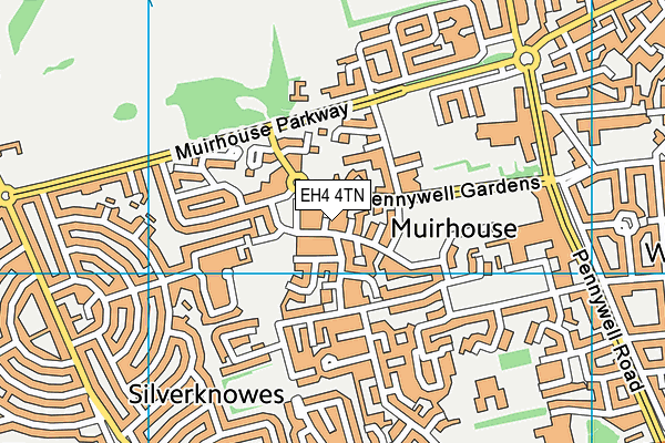 EH4 4TN map - OS VectorMap District (Ordnance Survey) EH4 4TN map - OS VectorMap District (Ordnance Survey)