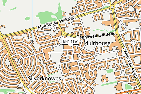 EH4 4TW map - OS VectorMap District (Ordnance Survey) EH4 4TW map - OS VectorMap District (Ordnance Survey)