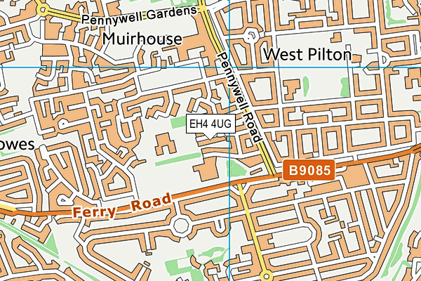 EH4 4UG map - OS VectorMap District (Ordnance Survey) EH4 4UG map - OS VectorMap District (Ordnance Survey)