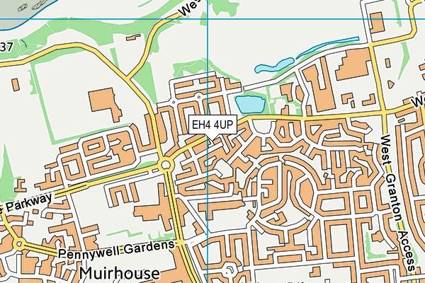 EH4 4UP map - OS VectorMap District (Ordnance Survey) EH4 4UP map - OS VectorMap District (Ordnance Survey)
