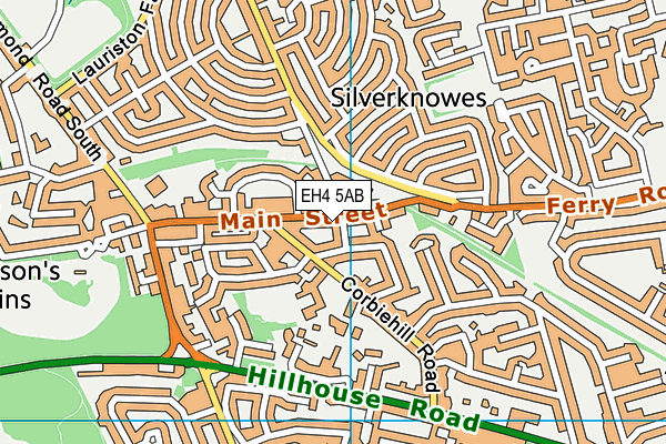 EH4 5AB map - OS VectorMap District (Ordnance Survey) EH4 5AB map - OS VectorMap District (Ordnance Survey)