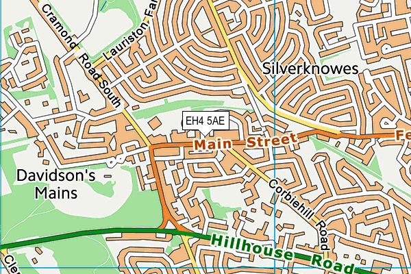 EH4 5AE map - OS VectorMap District (Ordnance Survey) EH4 5AE map - OS VectorMap District (Ordnance Survey)