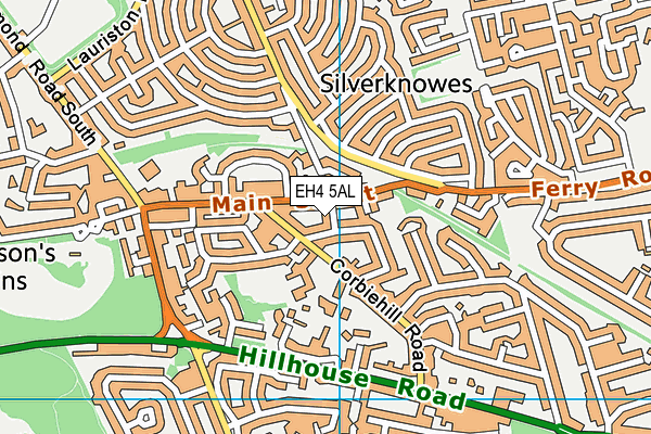 EH4 5AL map - OS VectorMap District (Ordnance Survey) EH4 5AL map - OS VectorMap District (Ordnance Survey)