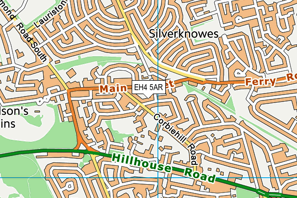 EH4 5AR map - OS VectorMap District (Ordnance Survey) EH4 5AR map - OS VectorMap District (Ordnance Survey)
