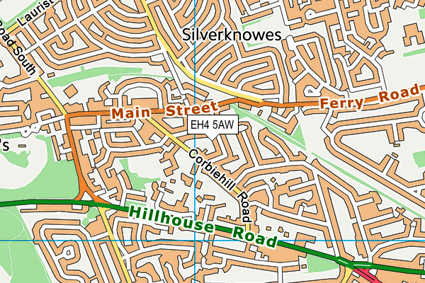 EH4 5AW map - OS VectorMap District (Ordnance Survey) EH4 5AW map - OS VectorMap District (Ordnance Survey)