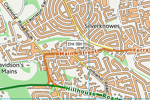 EH4 5BH map - OS VectorMap District (Ordnance Survey) EH4 5BH map - OS VectorMap District (Ordnance Survey)