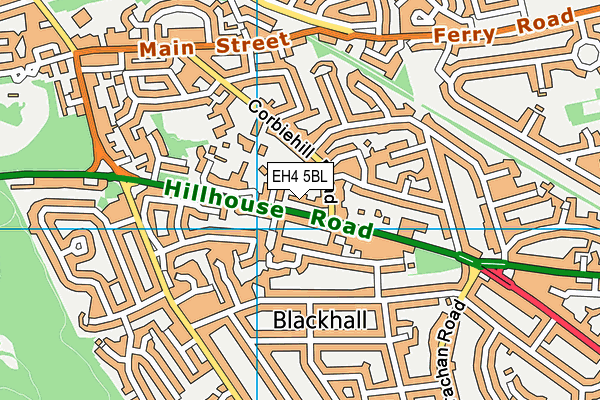 EH4 5BL map - OS VectorMap District (Ordnance Survey)