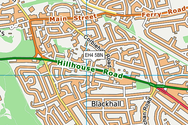 EH4 5BN map - OS VectorMap District (Ordnance Survey) EH4 5BN map - OS VectorMap District (Ordnance Survey)