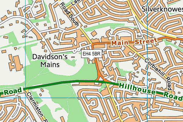 EH4 5BR map - OS VectorMap District (Ordnance Survey) EH4 5BR map - OS VectorMap District (Ordnance Survey)
