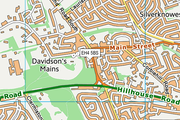 EH4 5BS map - OS VectorMap District (Ordnance Survey) EH4 5BS map - OS VectorMap District (Ordnance Survey)