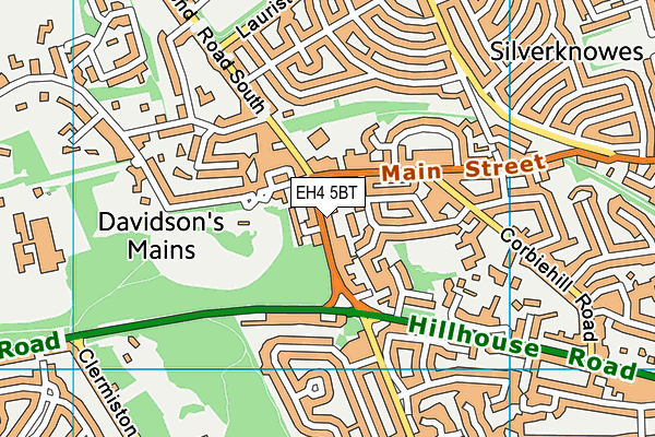 EH4 5BT map - OS VectorMap District (Ordnance Survey) EH4 5BT map - OS VectorMap District (Ordnance Survey)