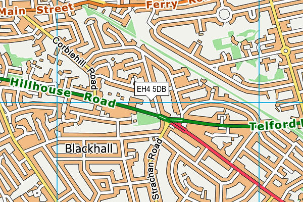 EH4 5DB map - OS VectorMap District (Ordnance Survey) EH4 5DB map - OS VectorMap District (Ordnance Survey)