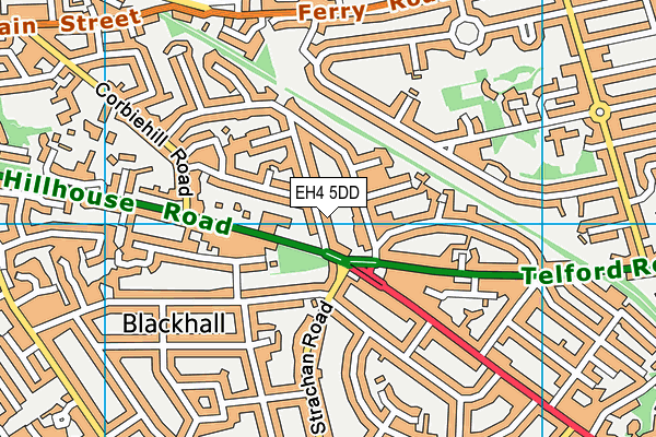 EH4 5DD map - OS VectorMap District (Ordnance Survey) EH4 5DD map - OS VectorMap District (Ordnance Survey)