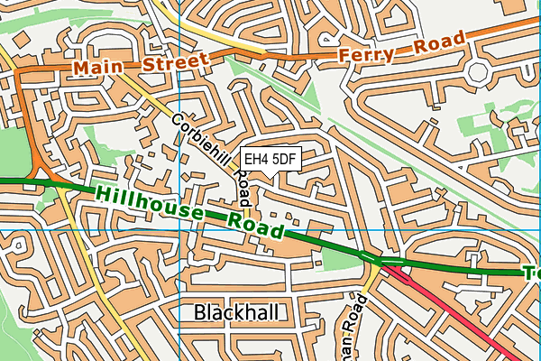 EH4 5DF map - OS VectorMap District (Ordnance Survey) EH4 5DF map - OS VectorMap District (Ordnance Survey)