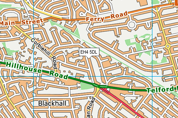 EH4 5DL map - OS VectorMap District (Ordnance Survey) EH4 5DL map - OS VectorMap District (Ordnance Survey)